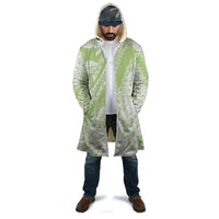 Polynesian Tiare Flower Sage Green Pastel Cloak
