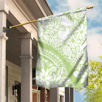 Polynesian Tiare Flower Sage Green Pastel Garden Flag LT14 House Flag Sage Green - Polynesian Pride