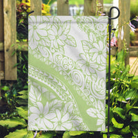 Polynesian Tiare Flower Sage Green Pastel Garden Flag LT14 Garden Flag Sage Green - Polynesian Pride