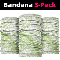 Polynesian Tiare Flower Sage Green Pastel Neck Gaiter LT14 package One Size: 25*50cm Sage Green - Polynesian Pride