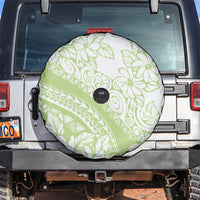 Polynesian Tiare Flower Sage Green Pastel Spare Tire Cover LT14 Sage Green - Polynesian Pride
