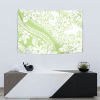 Polynesian Tiare Flower Sage Green Pastel Tapestry LT14 - Polynesian Pride