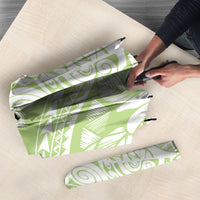 Polynesian Tiare Flower Sage Green Pastel Umbrella LT14 - Polynesian Pride