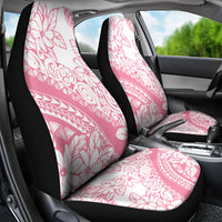 Polynesian Tiare Flower Pink Pastel Vibes Car Seat Cover LT14 - Polynesian Pride