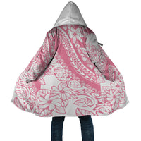 Polynesian Tiare Flower Pink Pastel Vibes Cloak LT14 Unisex Pink - Polynesian Pride