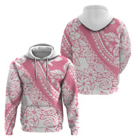 Polynesian Tiare Flower Pink Pastel Vibes Hoodie LT14 - Polynesian Pride