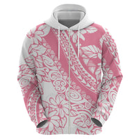 Polynesian Tiare Flower Pink Pastel Vibes Hoodie LT14 - Polynesian Pride