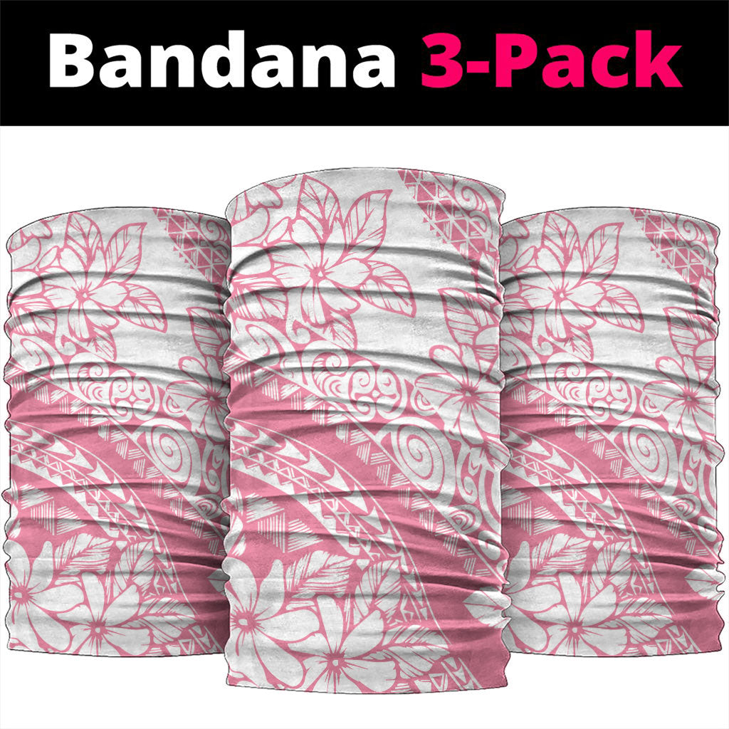 Polynesian Tiare Flower Pink Pastel Vibes Neck Gaiter LT14 package One Size: 25*50cm Pink - Polynesian Pride