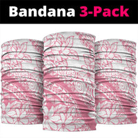 Polynesian Tiare Flower Pink Pastel Vibes Neck Gaiter LT14 package One Size: 25*50cm Pink - Polynesian Pride