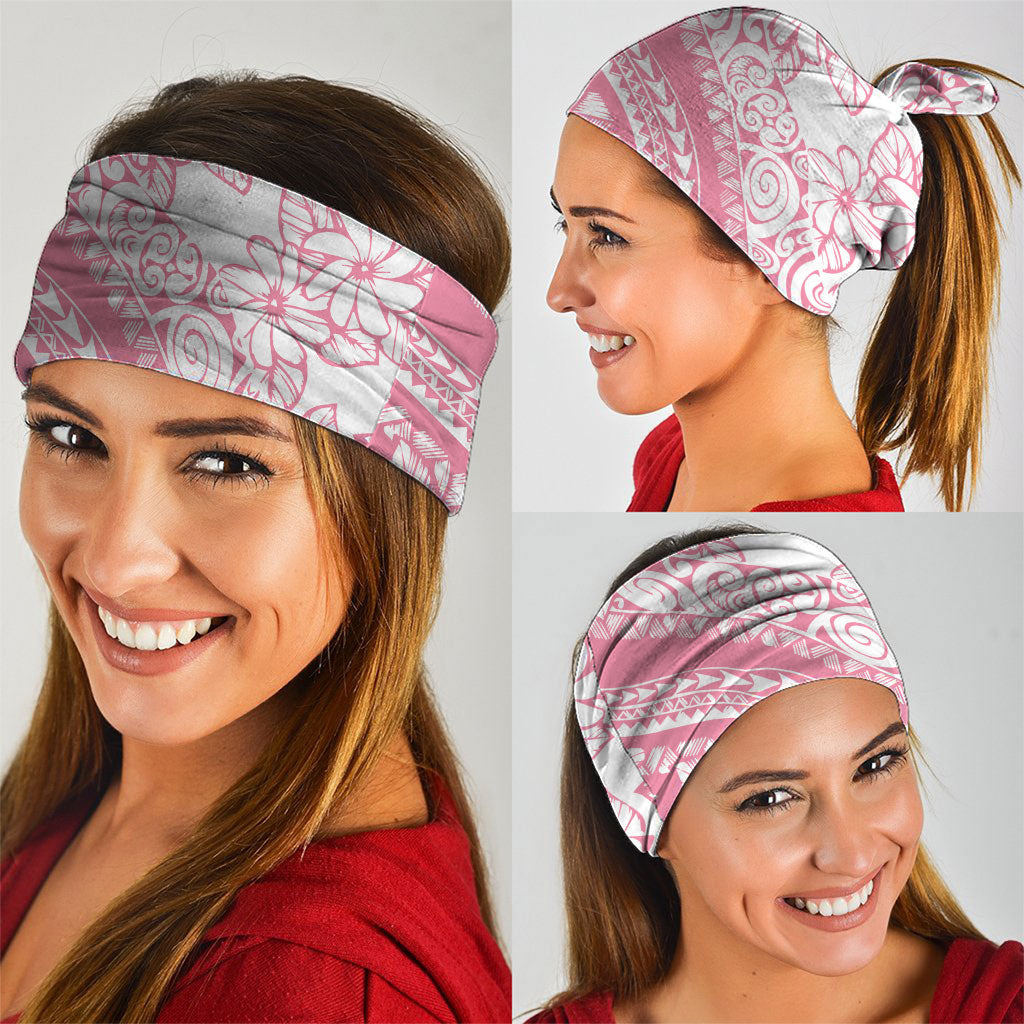 Polynesian Tiare Flower Pink Pastel Vibes Neck Gaiter LT14 - Polynesian Pride