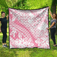 Polynesian Tiare Flower Pink Pastel Vibes Quilt LT14 - Polynesian Pride