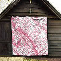 Polynesian Tiare Flower Pink Pastel Vibes Quilt LT14 - Polynesian Pride