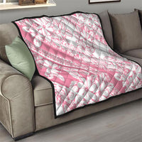 Polynesian Tiare Flower Pink Pastel Vibes Quilt LT14 - Polynesian Pride
