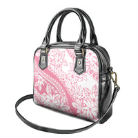 Polynesian Tiare Flower Pink Pastel Vibes Shoulder Handbag LT14 - Polynesian Pride