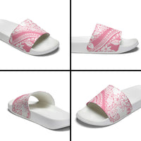 Polynesian Tiare Flower Pink Pastel Vibes Slide Sandals LT14 - Polynesian Pride