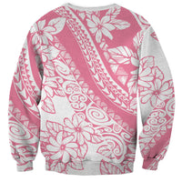 Polynesian Tiare Flower Pink Pastel Vibes Sweatshirt LT14 - Polynesian Pride