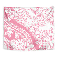 Polynesian Tiare Flower Pink Pastel Vibes Tapestry LT14 - Polynesian Pride