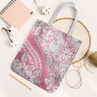 Polynesian Tiare Flower Pink Pastel Vibes Tote Bag