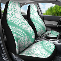 Polynesian Tiare Flower Cyan Pastel Vibes Car Seat Cover LT14 - Polynesian Pride