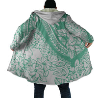 Polynesian Tiare Flower Cyan Pastel Vibes Cloak LT14 - Polynesian Pride