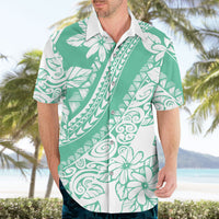 Polynesian Tiare Flower Cyan Pastel Vibes Hawaiian Shirt LT14 - Polynesian Pride