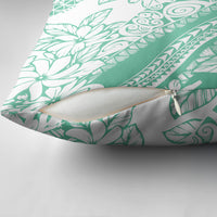 Polynesian Tiare Flower Cyan Pastel Vibes Pillow Cover LT14 - Polynesian Pride
