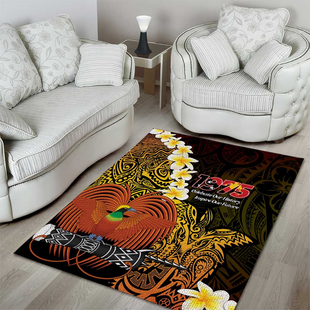 Papua New Guinea 1975 Area Rug Create Our History Inspire Our Future - Polynesian Pride