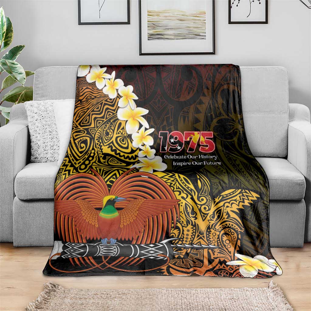 Papua New Guinea 1975 Blanket Create Our History Inspire Our Future LT14 - Polynesian Pride