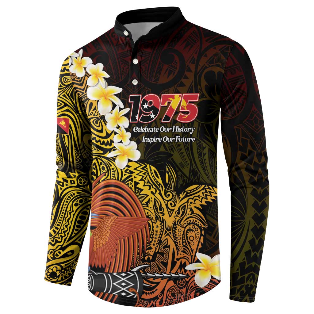 Papua New Guinea 1975 Button Sweatshirt Create Our History Inspire Our Future LT14 - Polynesian Pride