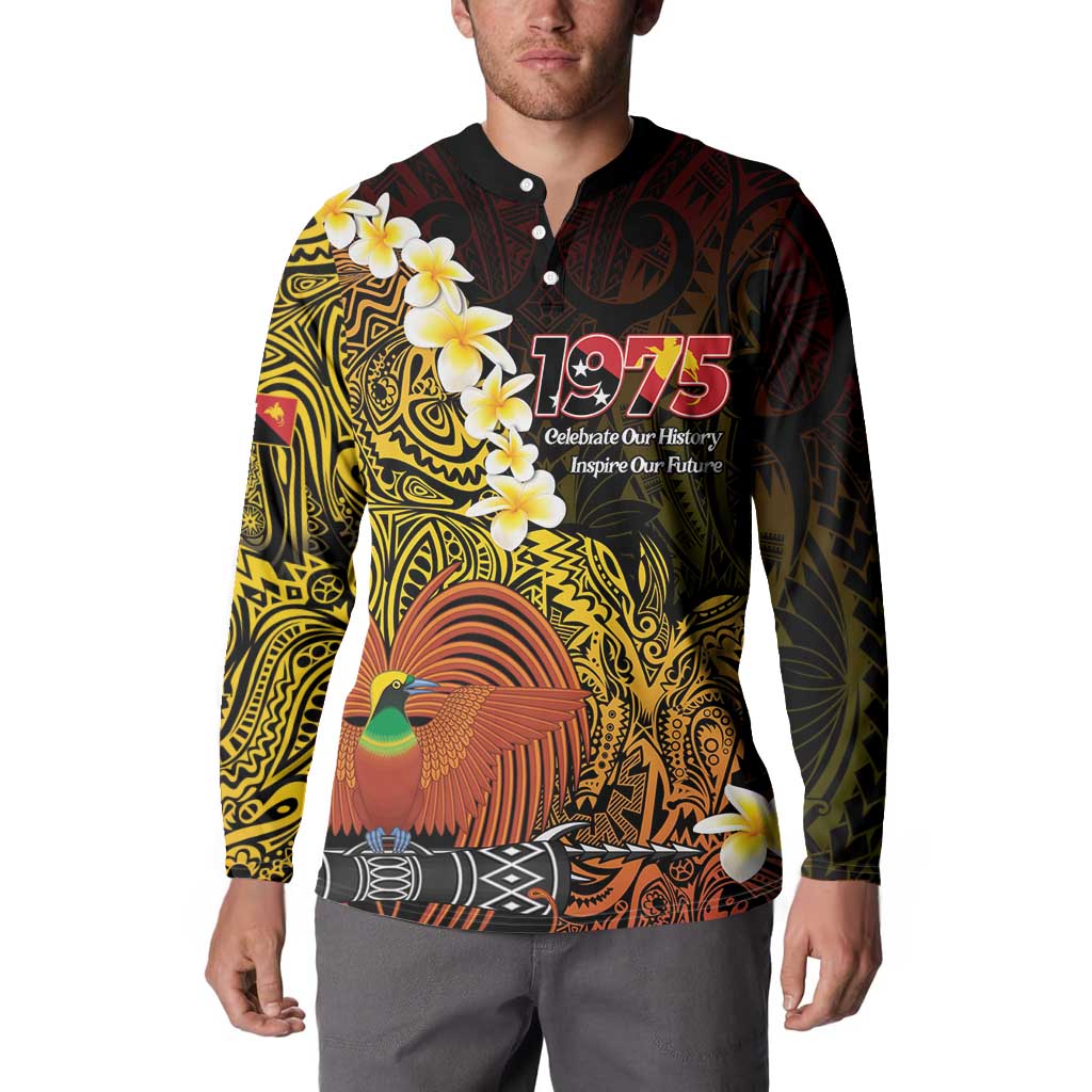 Papua New Guinea 1975 Button Sweatshirt Create Our History Inspire Our Future LT14 - Polynesian Pride