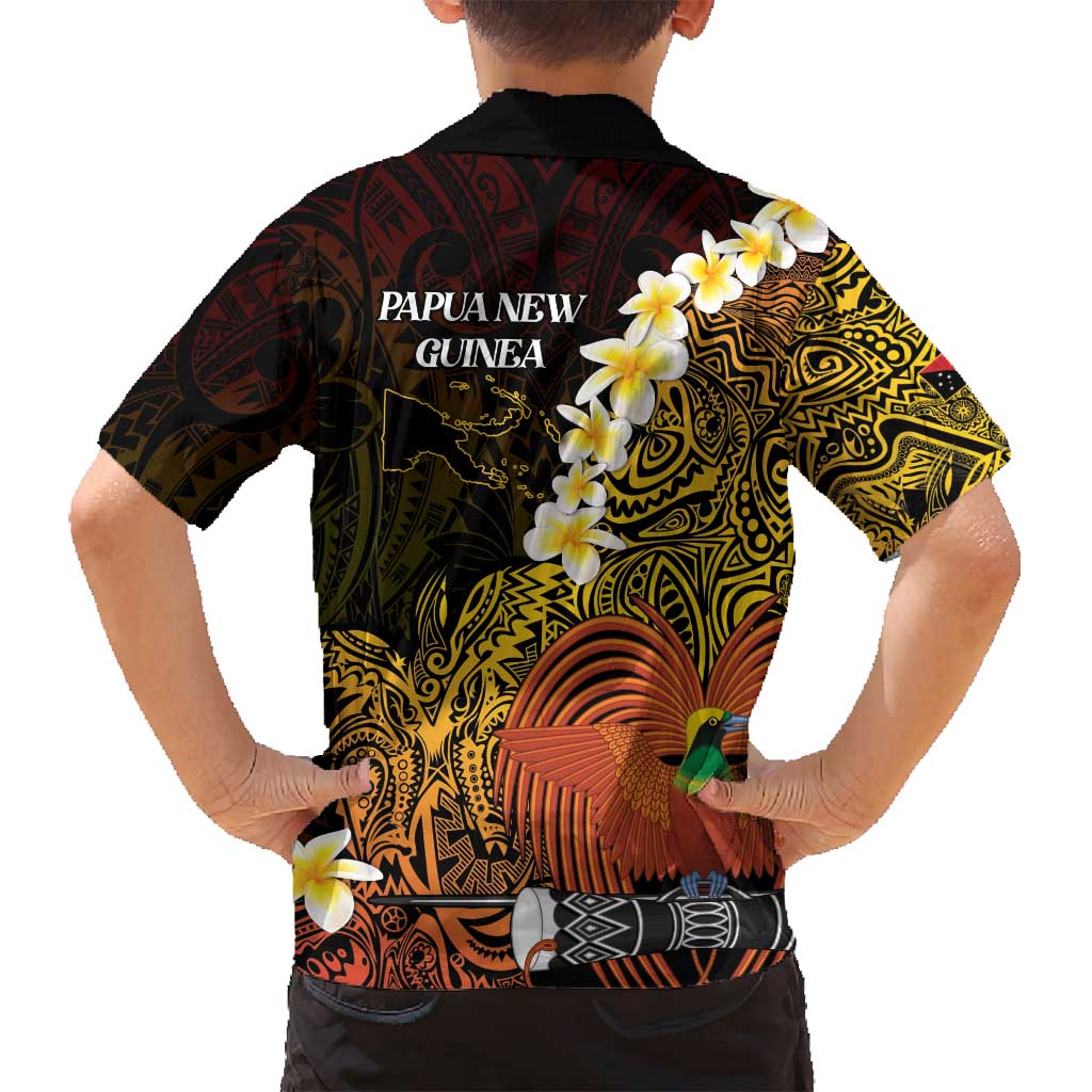 Papua New Guinea 1975 Family Matching Long Sleeve Bodycon Dress and Hawaiian Shirt Create Our History Inspire Our Future - Polynesian Pride