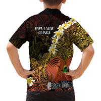 Papua New Guinea 1975 Family Matching Off The Shoulder Long Sleeve Dress and Hawaiian Shirt Create Our History Inspire Our Future - Polynesian Pride