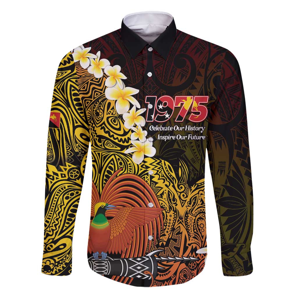 Papua New Guinea 1975 Family Matching Off Shoulder Short Dress and Hawaiian Shirt Create Our History Inspire Our Future - Polynesian Pride