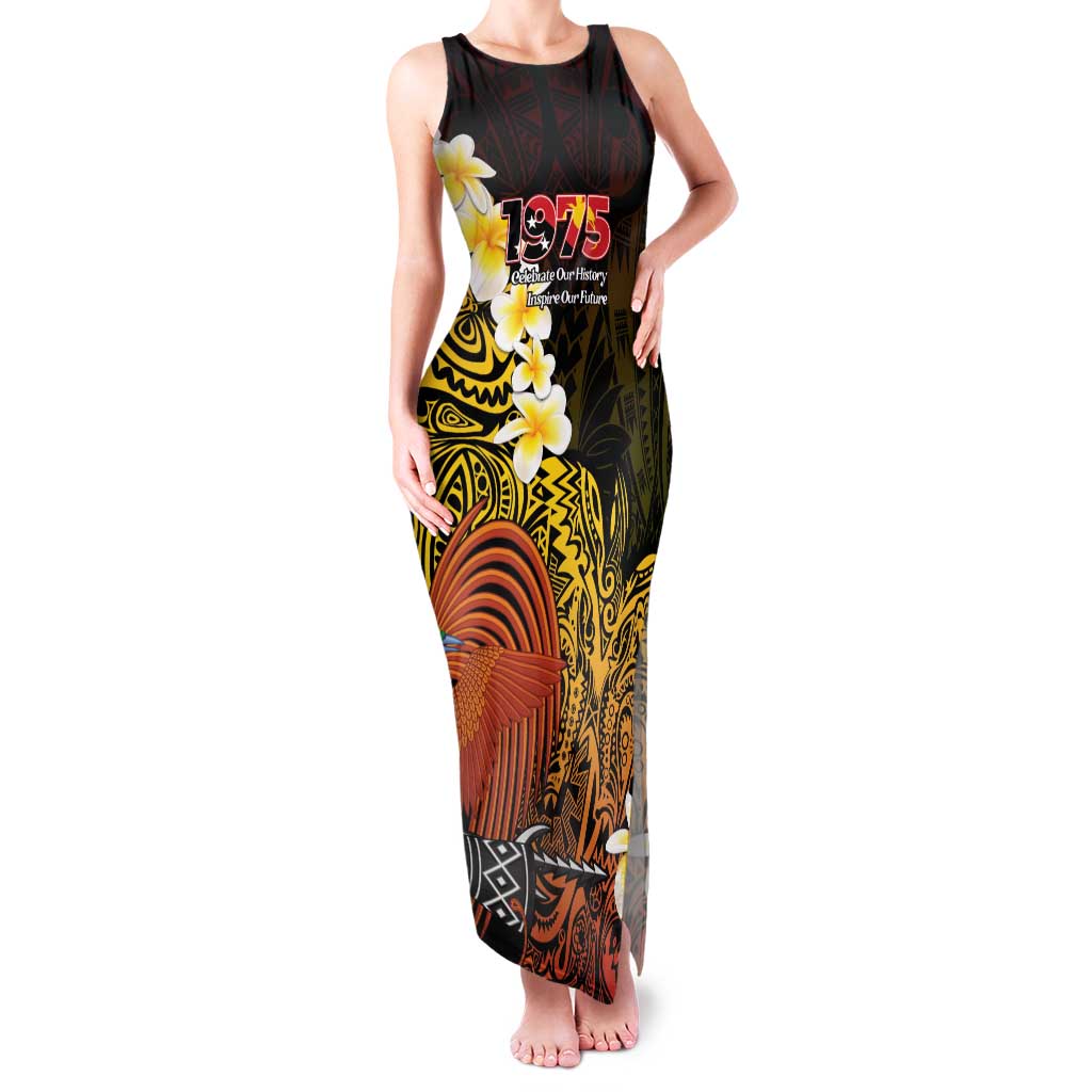 Papua New Guinea 1975 Family Matching Tank Maxi Dress and Hawaiian Shirt Create Our History Inspire Our Future - Polynesian Pride