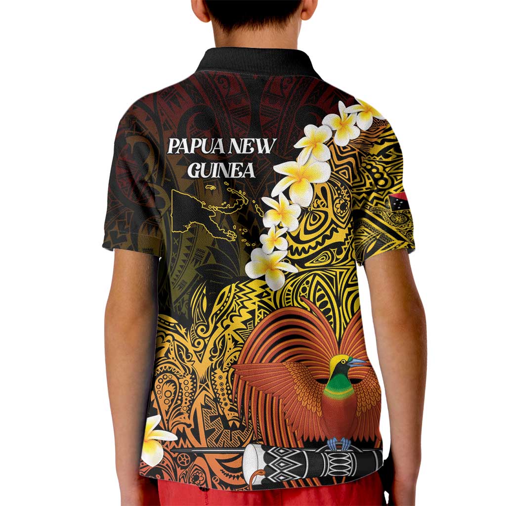 Papua New Guinea 1975 Kid Polo Shirt Create Our History Inspire Our Future - Polynesian Pride
