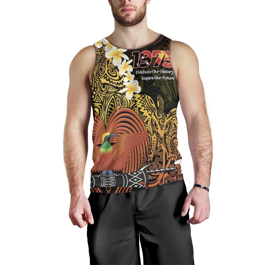 Papua New Guinea 1975 Men Tank Top Create Our History Inspire Our Future LT14 - Polynesian Pride