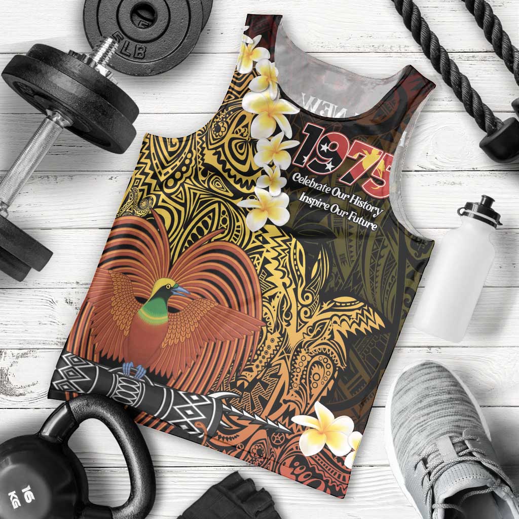 Papua New Guinea 1975 Men Tank Top Create Our History Inspire Our Future LT14 - Polynesian Pride