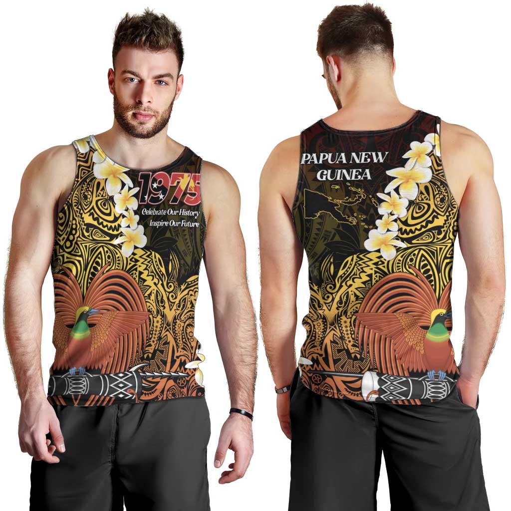 Papua New Guinea 1975 Men Tank Top Create Our History Inspire Our Future LT14 - Polynesian Pride