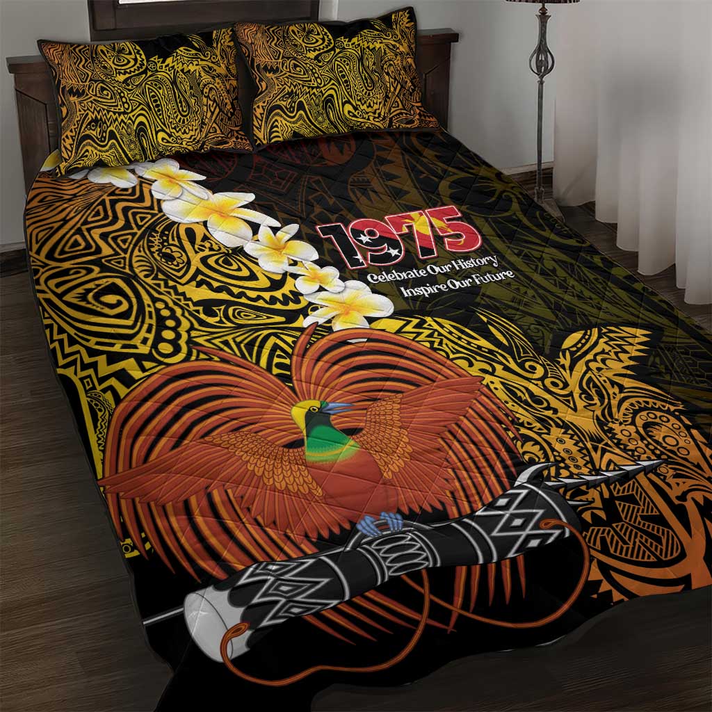 Papua New Guinea 1975 Quilt Bed Set Create Our History Inspire Our Future - Polynesian Pride