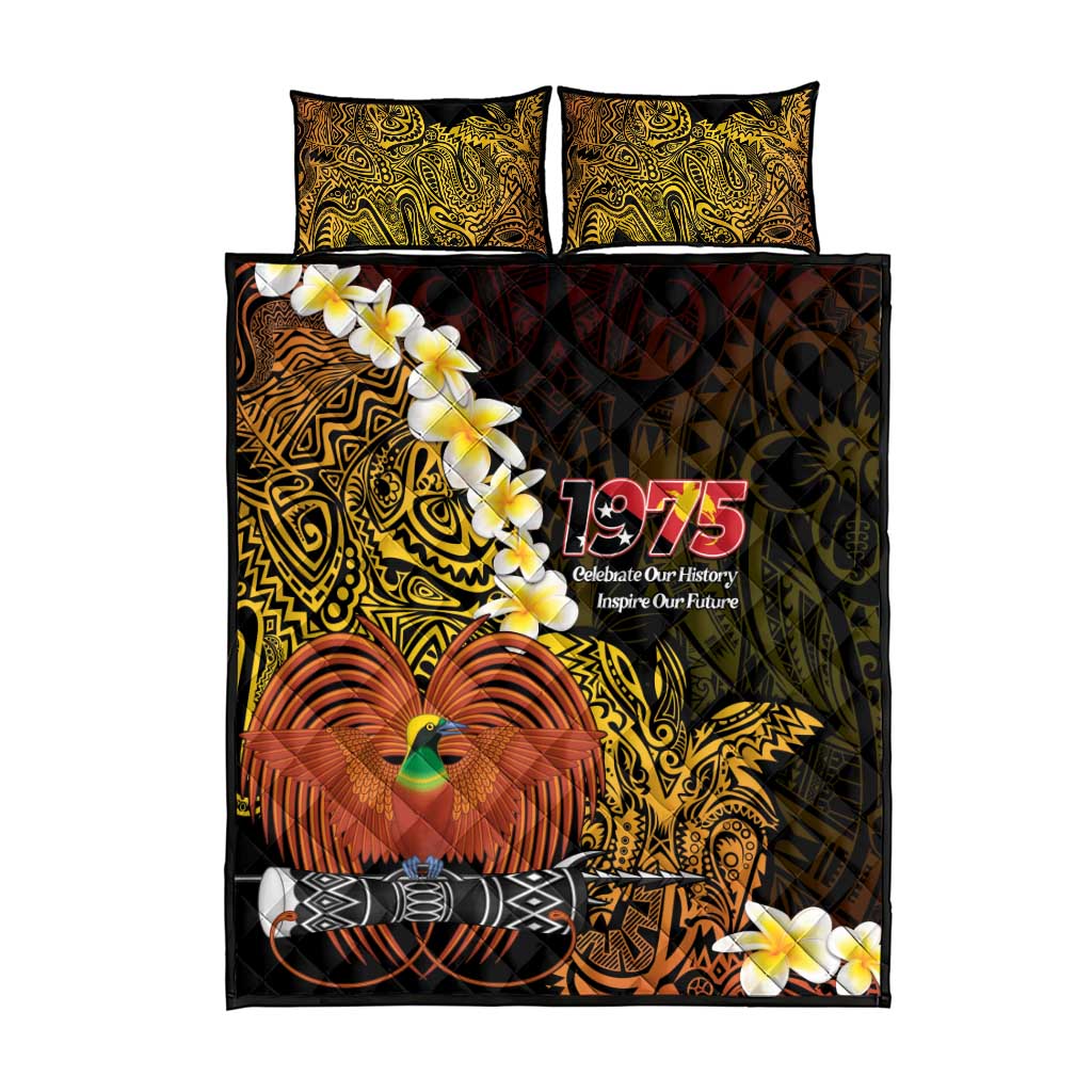 Papua New Guinea 1975 Quilt Bed Set Create Our History Inspire Our Future - Polynesian Pride