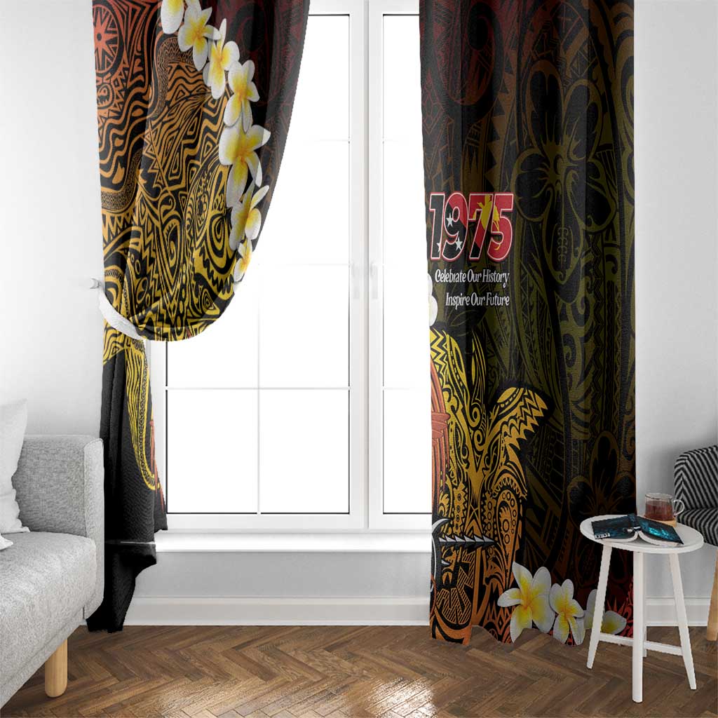 Papua New Guinea 1975 Window Curtain Create Our History Inspire Our Future - Polynesian Pride