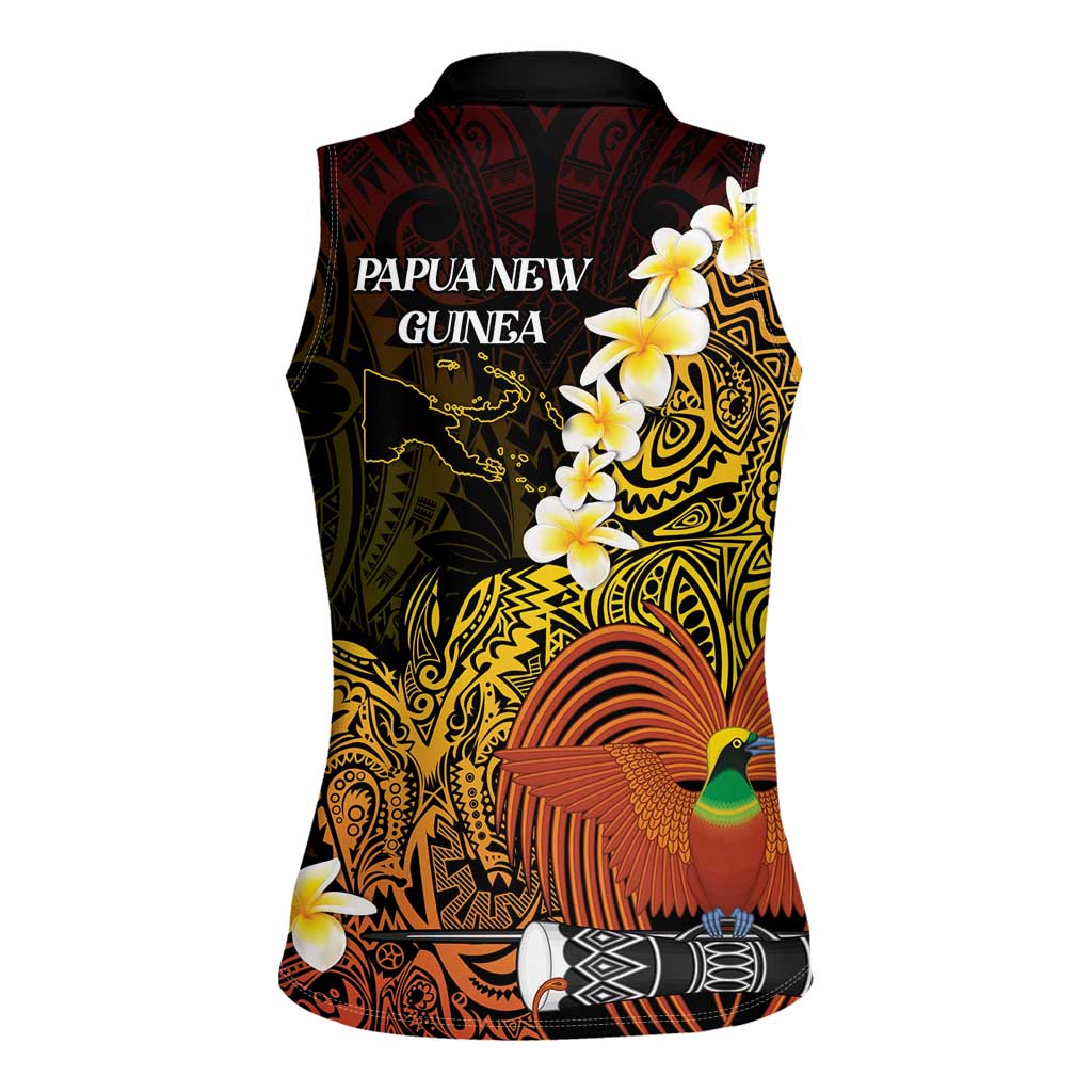 Papua New Guinea 1975 Women Sleeveless Polo Shirt Create Our History Inspire Our Future - Polynesian Pride