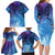 New Zealand Matariki Family Matching Long Sleeve Bodycon Dress and Hawaiian Shirt Aotearoa Maori New Year Galaxy Maori Silver Fern