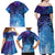 New Zealand Matariki Family Matching Off Shoulder Maxi Dress and Hawaiian Shirt Aotearoa Maori New Year Galaxy Maori Silver Fern