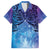 New Zealand Matariki Family Matching Off Shoulder Short Dress and Hawaiian Shirt Aotearoa Maori New Year Galaxy Maori Silver Fern