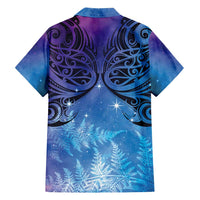 New Zealand Matariki Family Matching Tank Maxi Dress and Hawaiian Shirt Aotearoa Maori New Year Galaxy Maori Silver Fern