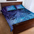 New Zealand Matariki Quilt Bed Set Aotearoa Maori New Year Galaxy Maori Silver Fern