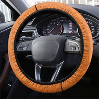 Aloha Hawaii Pua Manu Steering Wheel Cover Hawaiian Bird of Paradise Flowers Stylized Stamp LT14 - Polynesian Pride