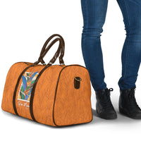 Aloha Hawaii Pua Manu Travel Bag Hawaiian Bird of Paradise Flowers Stylized Stamp LT14 - Polynesian Pride