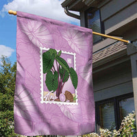 Aloha Hawaii Kalo Garden Flag Hawaiian Taro Leaves Stylized Stamp LT14 - Polynesian Pride
